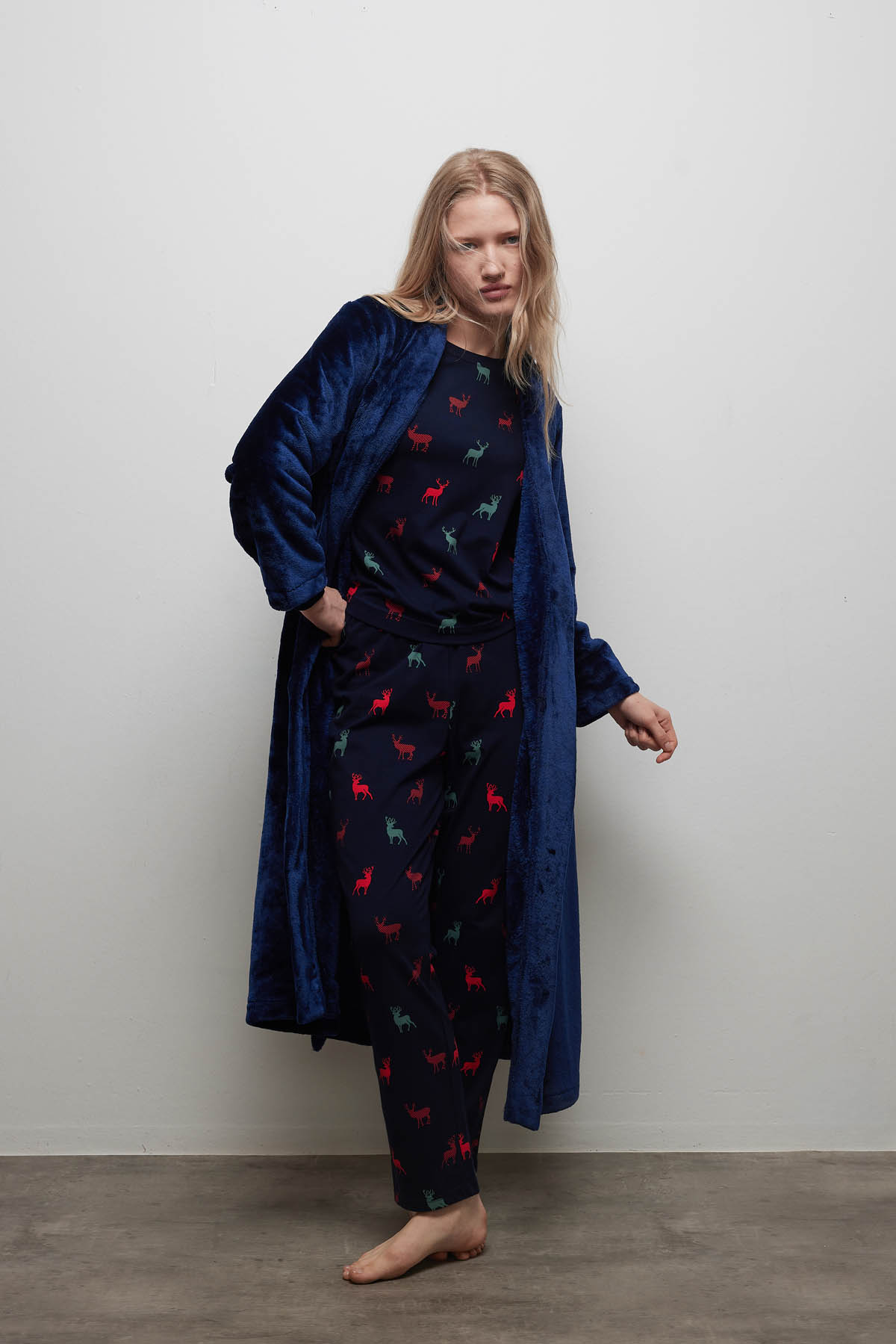 Kadın Yumuşak Dokulu Sabahlık