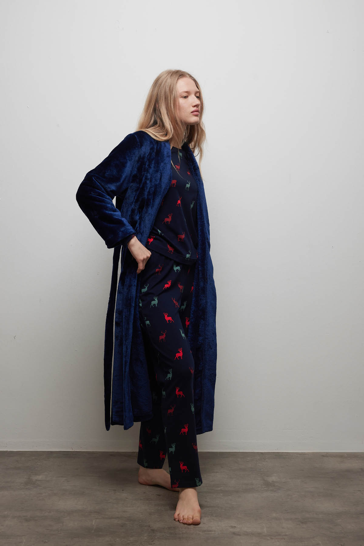 Kadın Yumuşak Dokulu Sabahlık