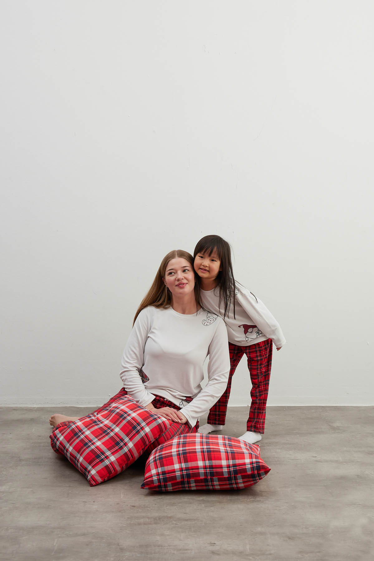 Kız Çocuk Pamuklu Uzun Kollu Pijama Takımı