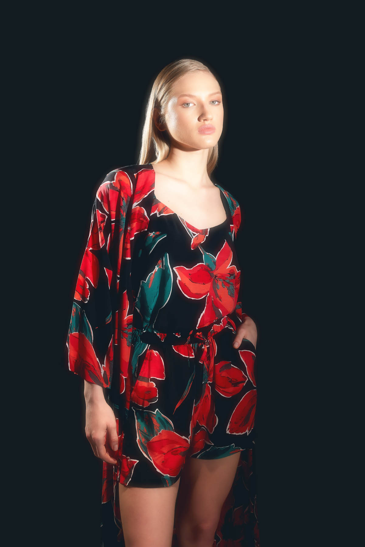 Kadın Vegan Dokuma Kimono