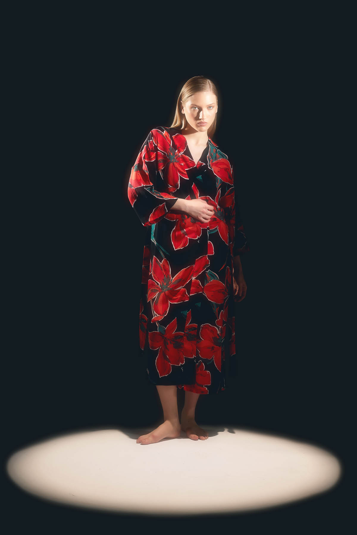 Kadın Vegan Dokuma Kimono